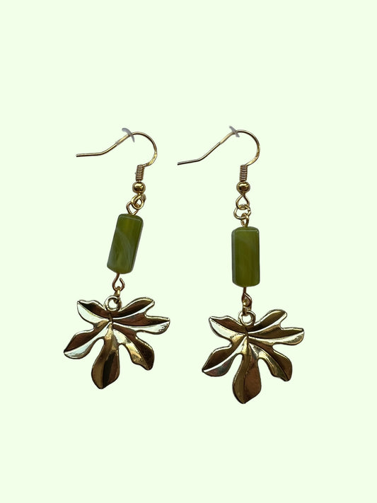 Philodendron leaves earrings 🌿