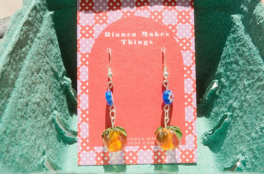 Be sweet! Persimmon earrings