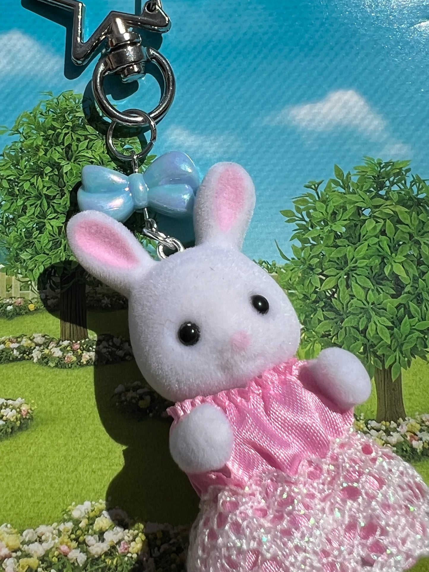 Calico Critter Bunny Keychain