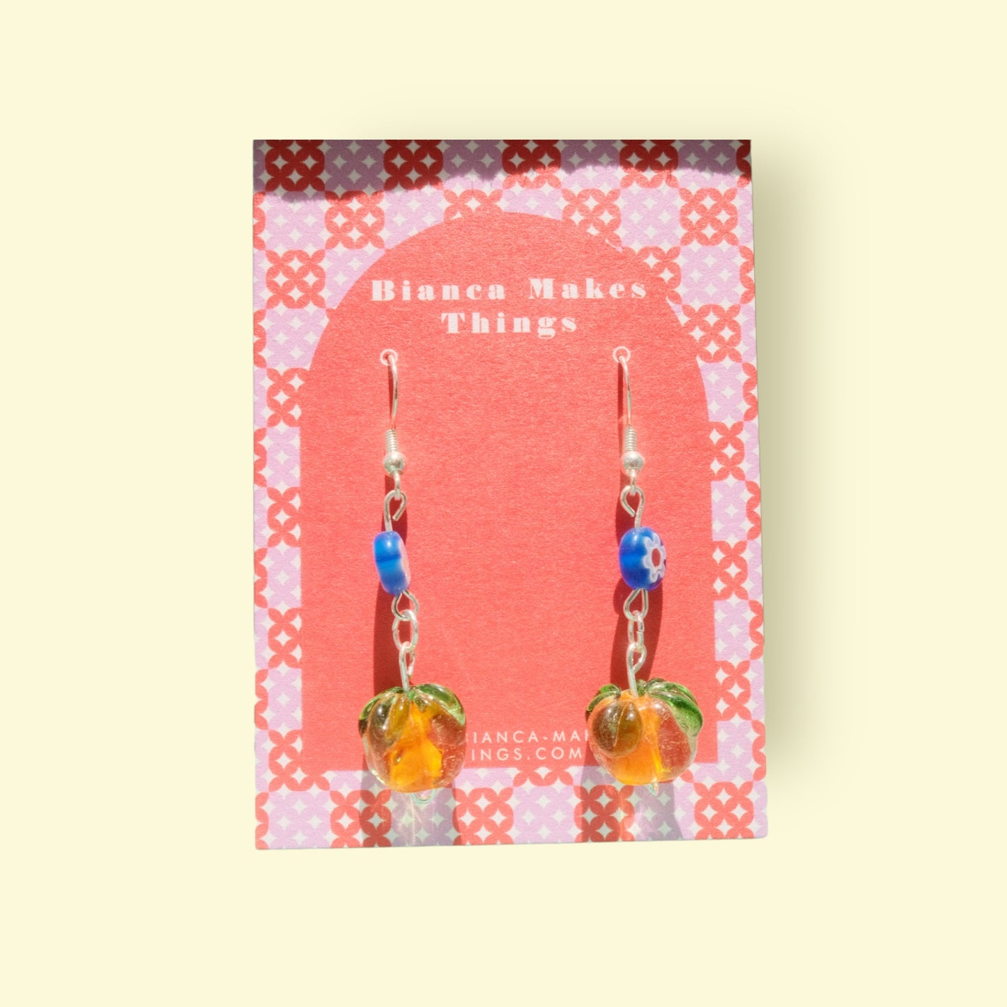 Be sweet! Persimmon earrings