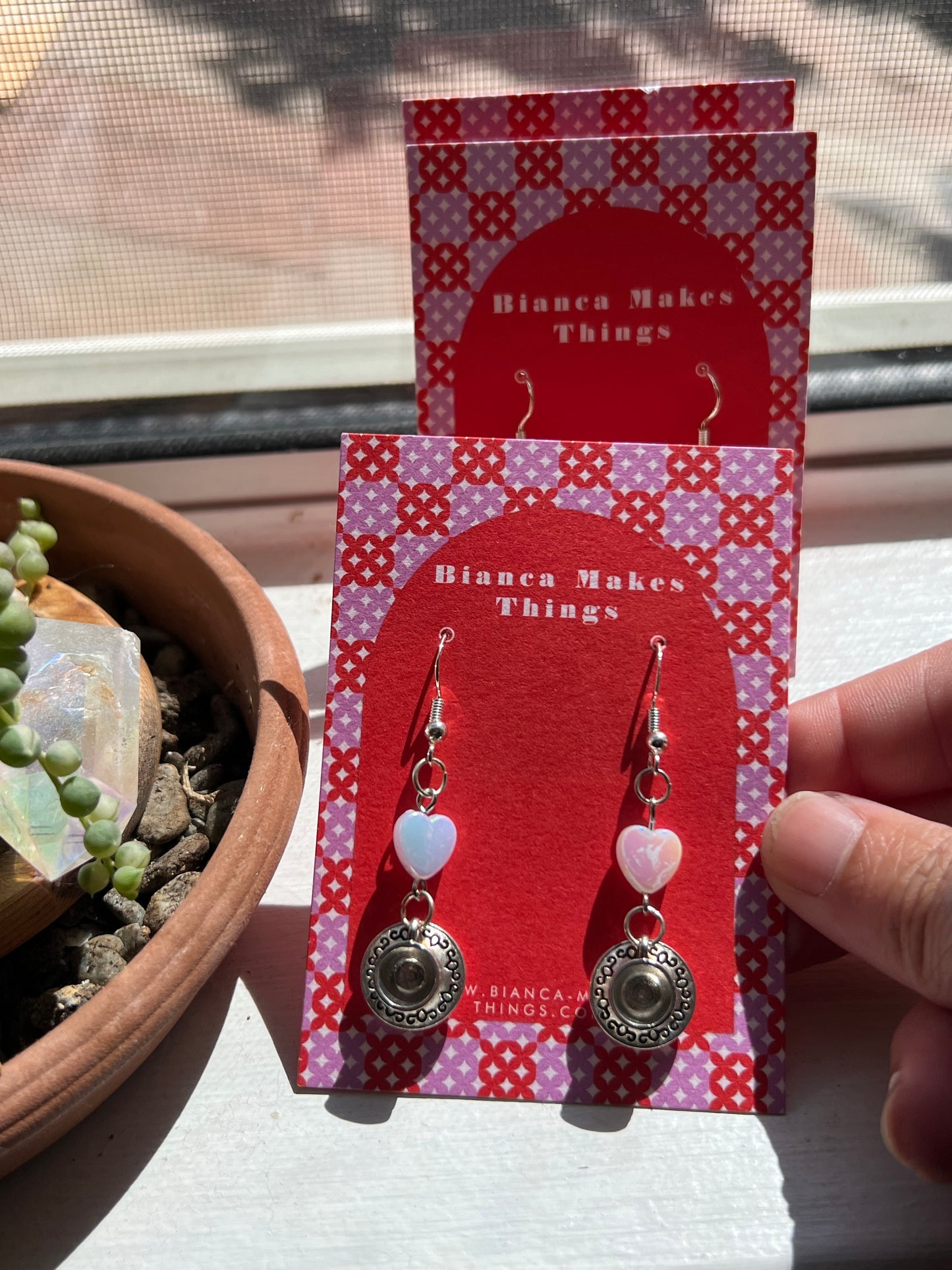 Teacup earrings