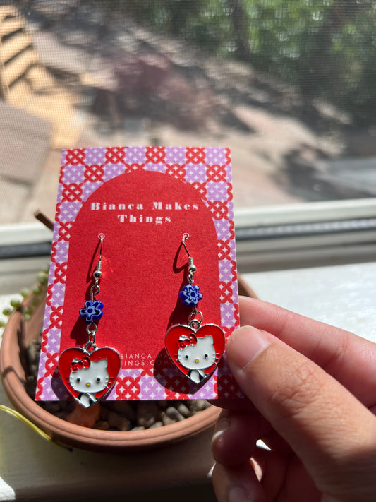 Hello Kitty earrings