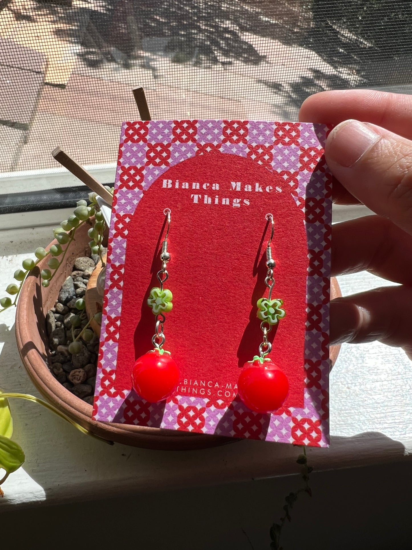 Pomodoro earrings 🍅