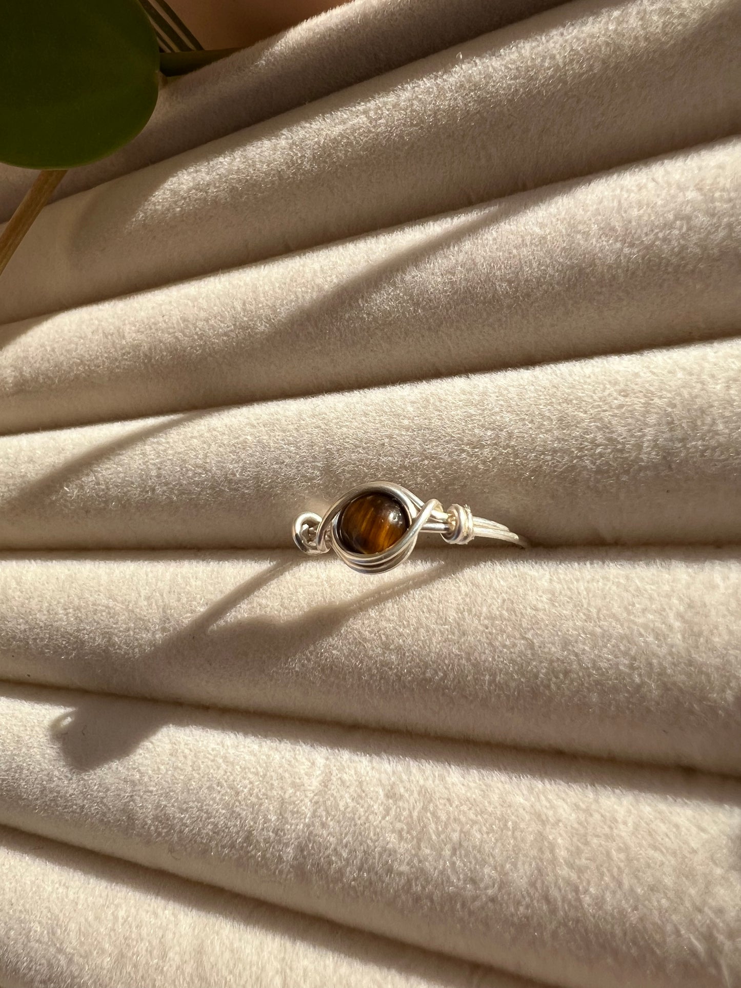 Tigers eye ring